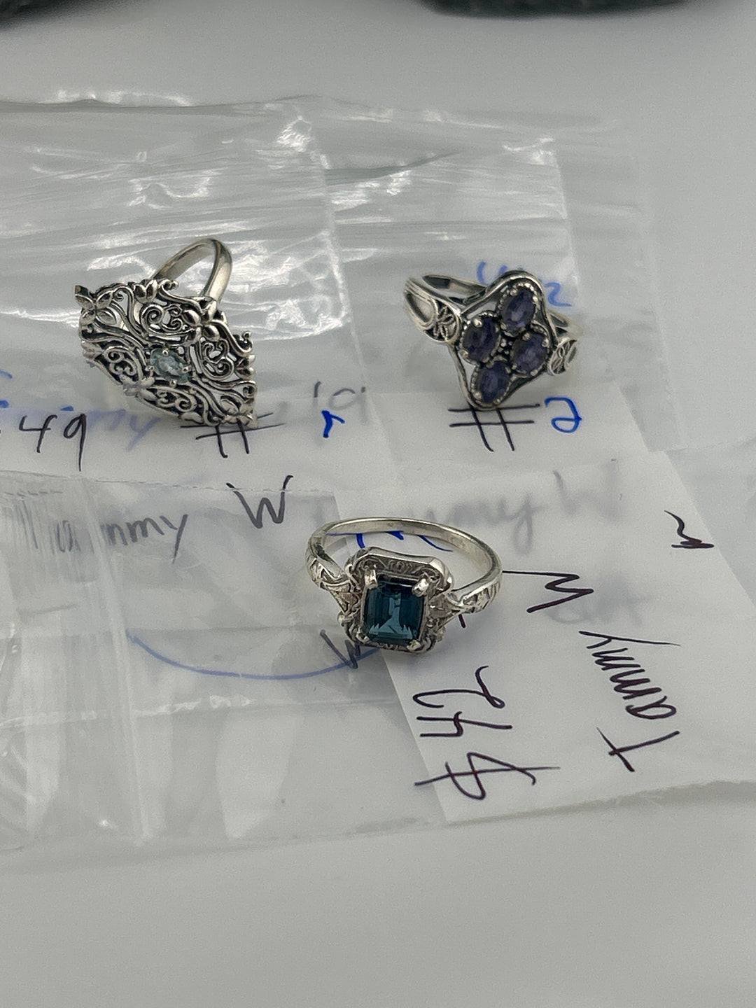 RESERVED FOR: Tammy W- 4/12/2025 tiktok Live Show - 3 Sterling Silver Items