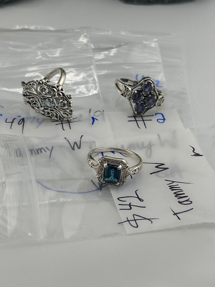 RESERVED FOR: Tammy W- 4/12/2025 tiktok Live Show - 3 Sterling Silver Items