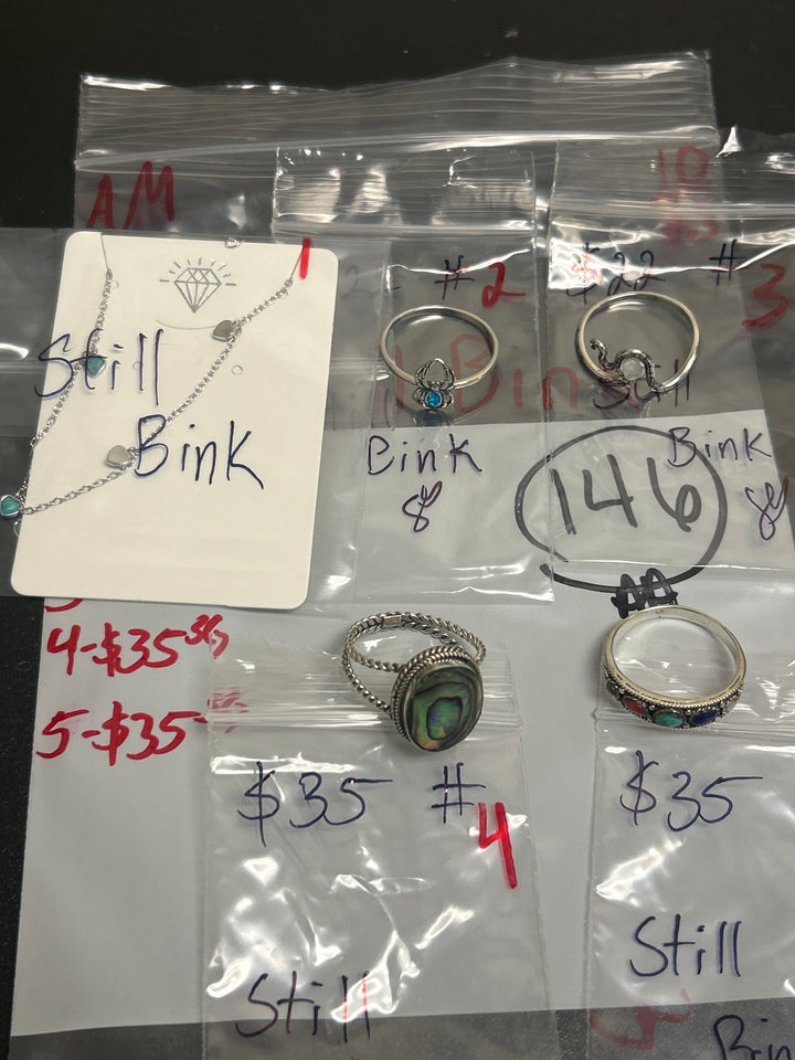 AM SHOW 48HR RESERVED FOR: Still Bink - 10/23/2025 FL tiktok Live Show - 5 Sterling Silver Items