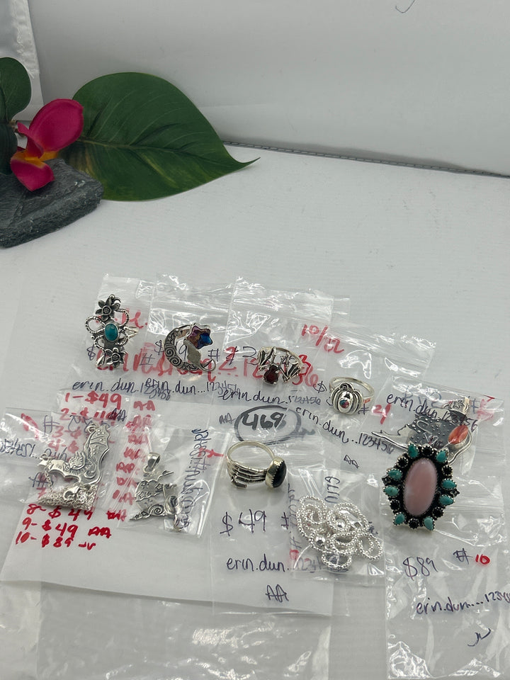 AM SHOW 48HR RESERVED FOR: erin.dun...123456 - 10/22/2025 FL tiktok Live Show - 10  Sterling Silver Items