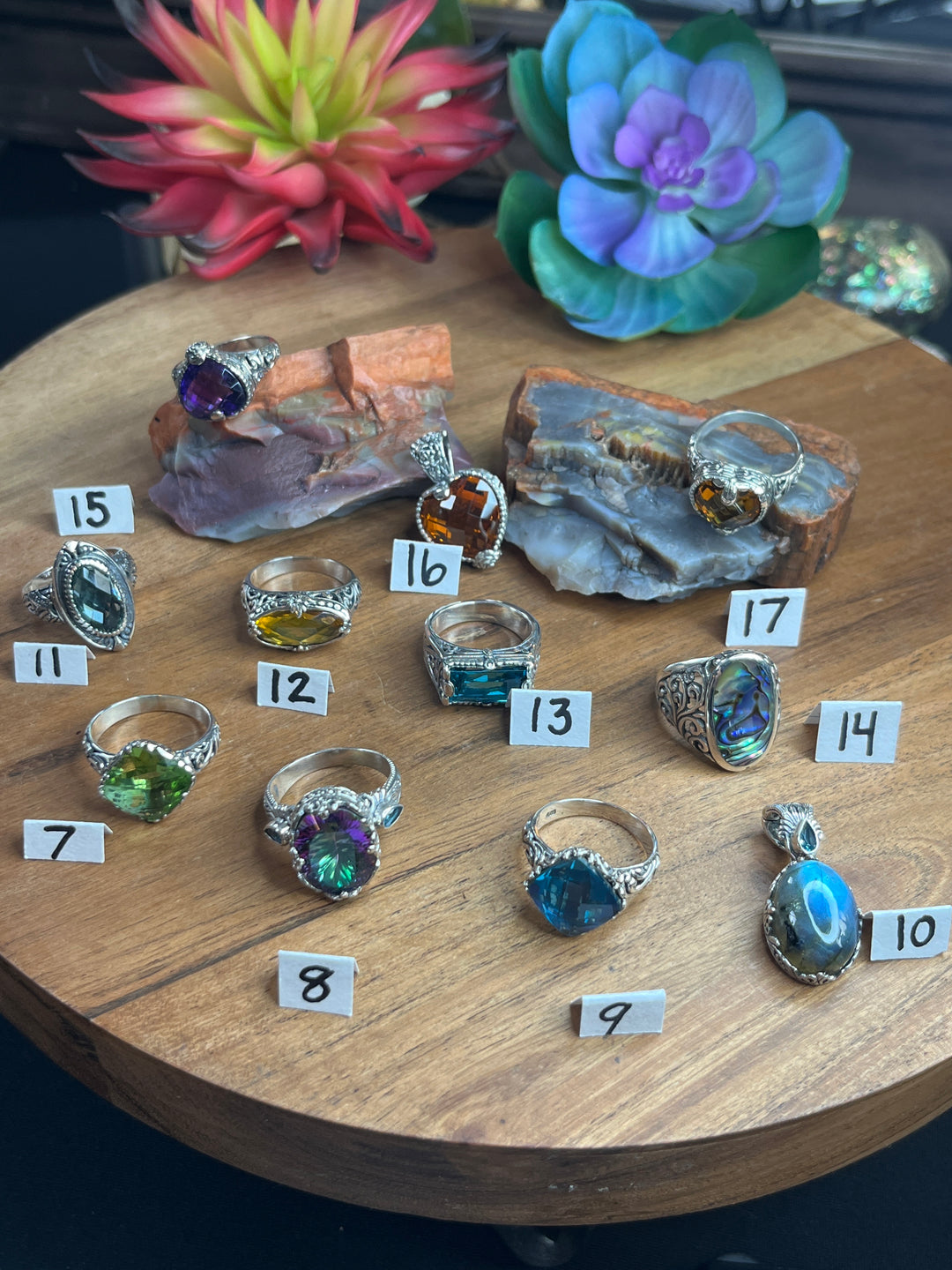 RESERVED FOR: cathymartell8- 7/3/24- 17 Sterling Silver Items