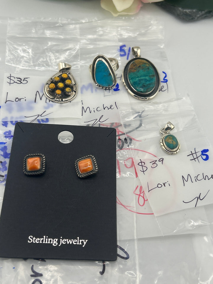 RESERVED FOR:  Lori Michel- 5/2/2025 tiktok Live Show - 5 Sterling Silver Items