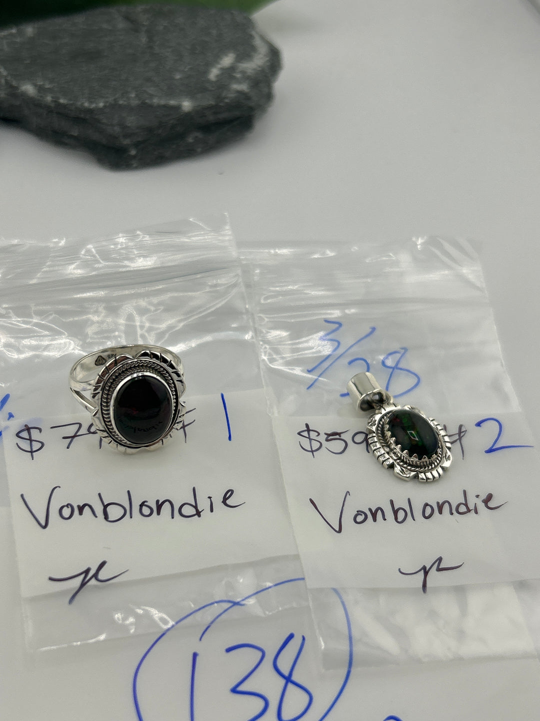 RESERVED FOR: Vonblondie - 3/28/2025 tiktok Live Show -2  Sterling Silver Items