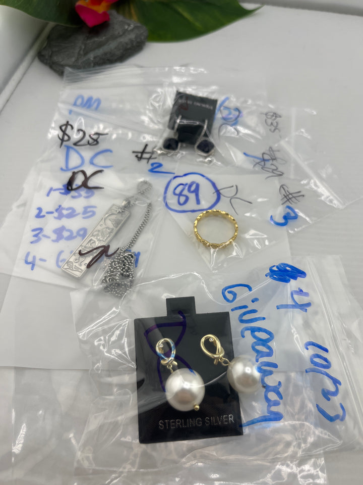 PM SHOW 48HR - RESERVED FOR: DC - 10/23/2025 FL tiktok Live Show - 4 Sterling Silver Items