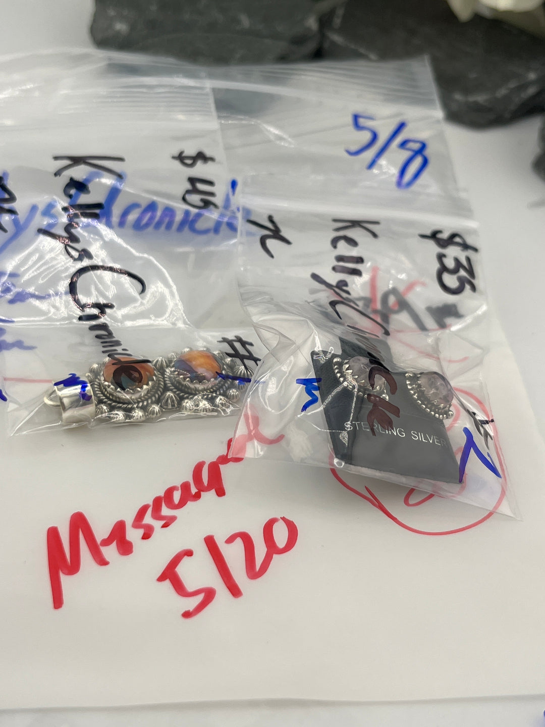 RESERVED FOR: KellysChronicle - 5/8/2025 tiktok Live Show - 2 Sterling Silver Items