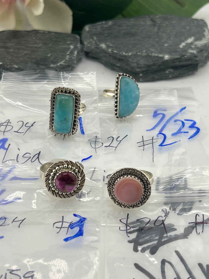 RESERVED FOR: Lisa - 5/23/2025 tiktok Live Show - 4 Sterling Silver Item