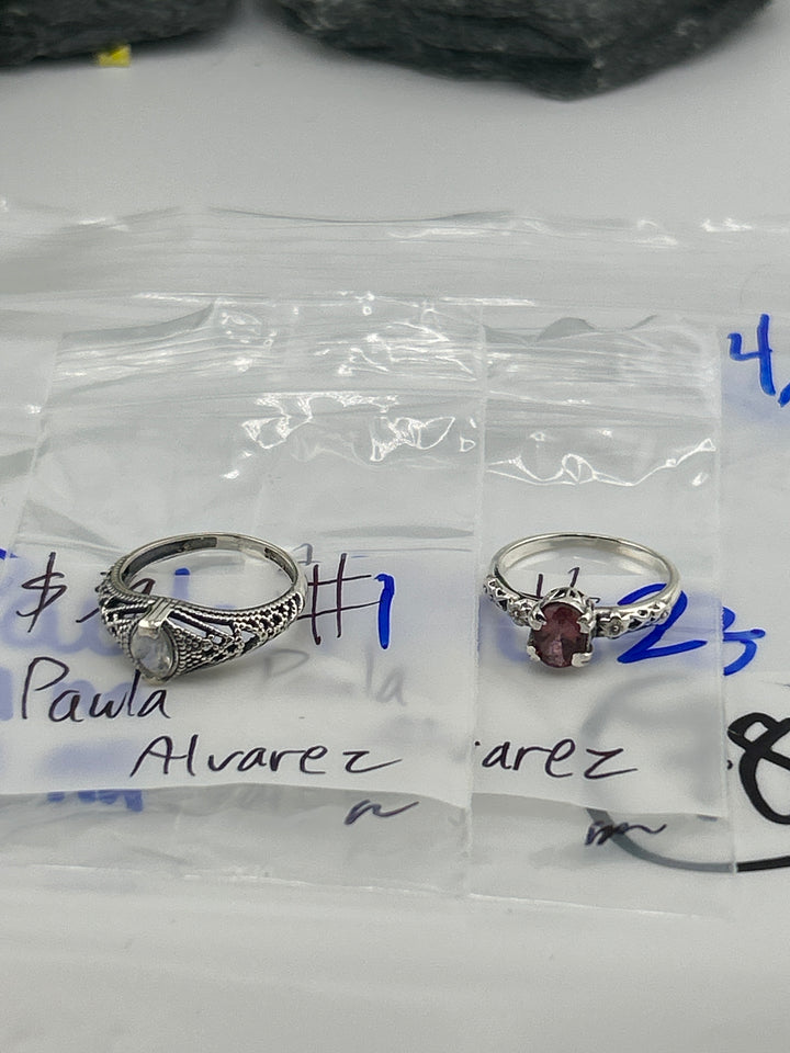 RESERVED FOR: Paula Alvarez - 4/12/2025 tiktok Live Show - 2 Sterling Silver Items