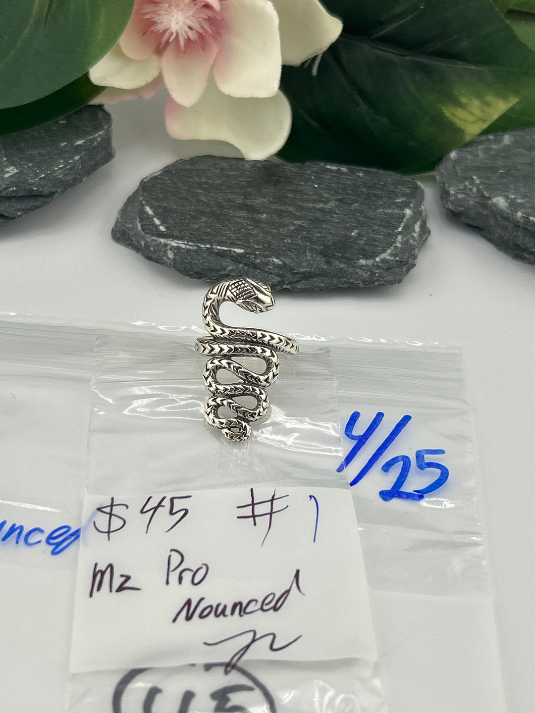 RESERVED FOR: Mz Pro Nounced - 4/25/2025 tiktok Live Show - 1 Sterling Silver Items