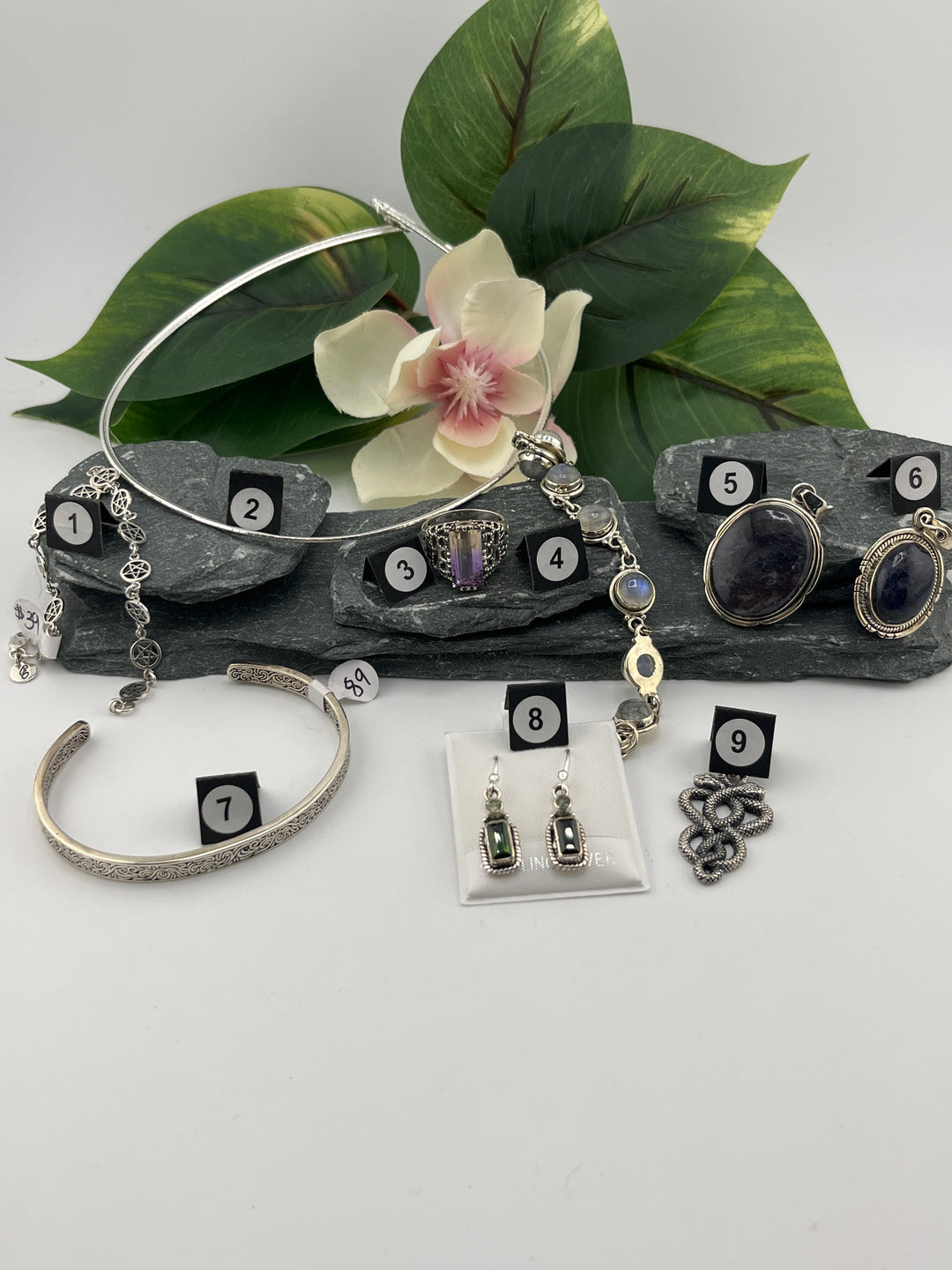 RESERVED FOR: Mystic Raven - 1/29/2025 Show -  9 Sterling Silver Items