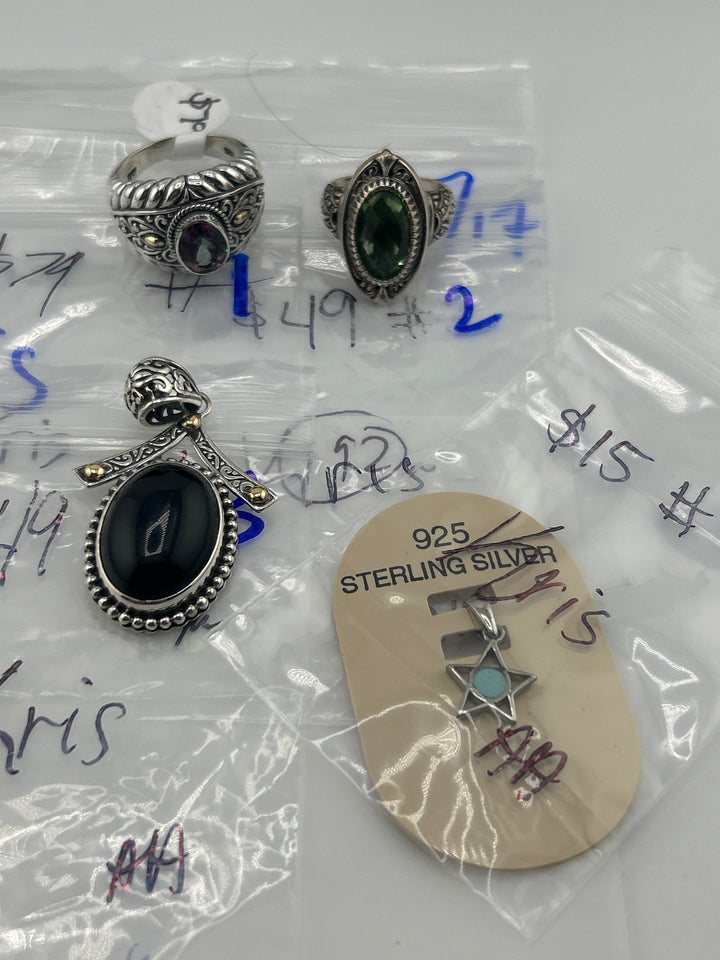 RESERVED FOR: Kris - 5/17/2025 tiktok Live Show (48 hour) -4 Sterling Silver Items