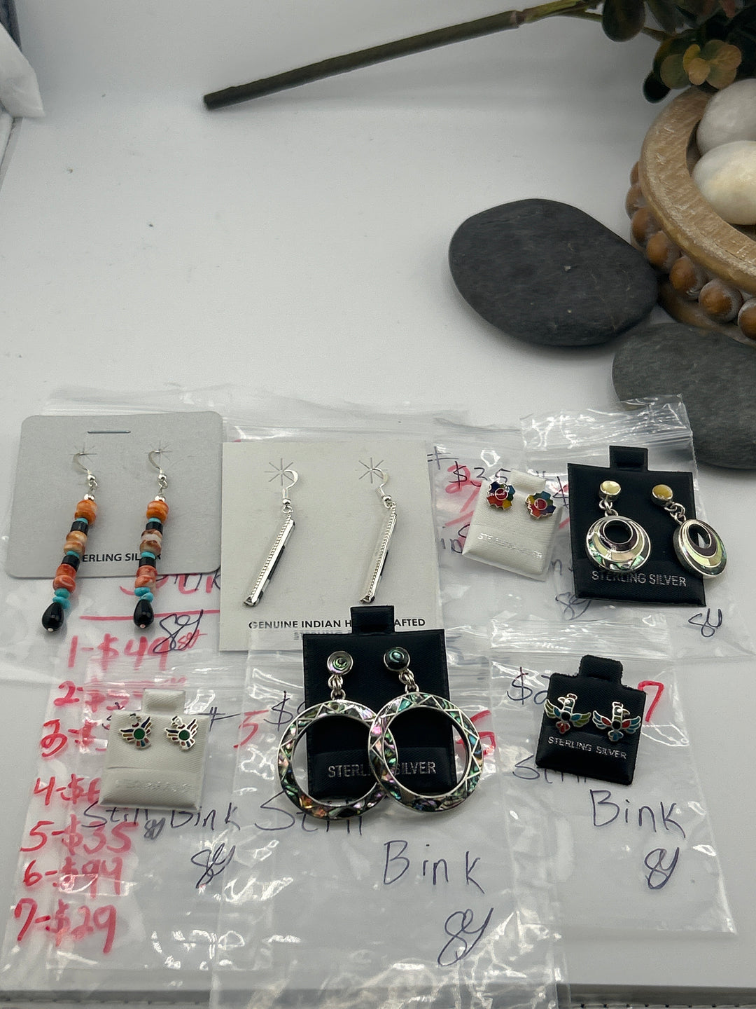 AM SHOW 48HR - RESERVED FOR: Still Bink -7/22/2025 FL tiktok Live Show - 7 Sterling Silver Items
