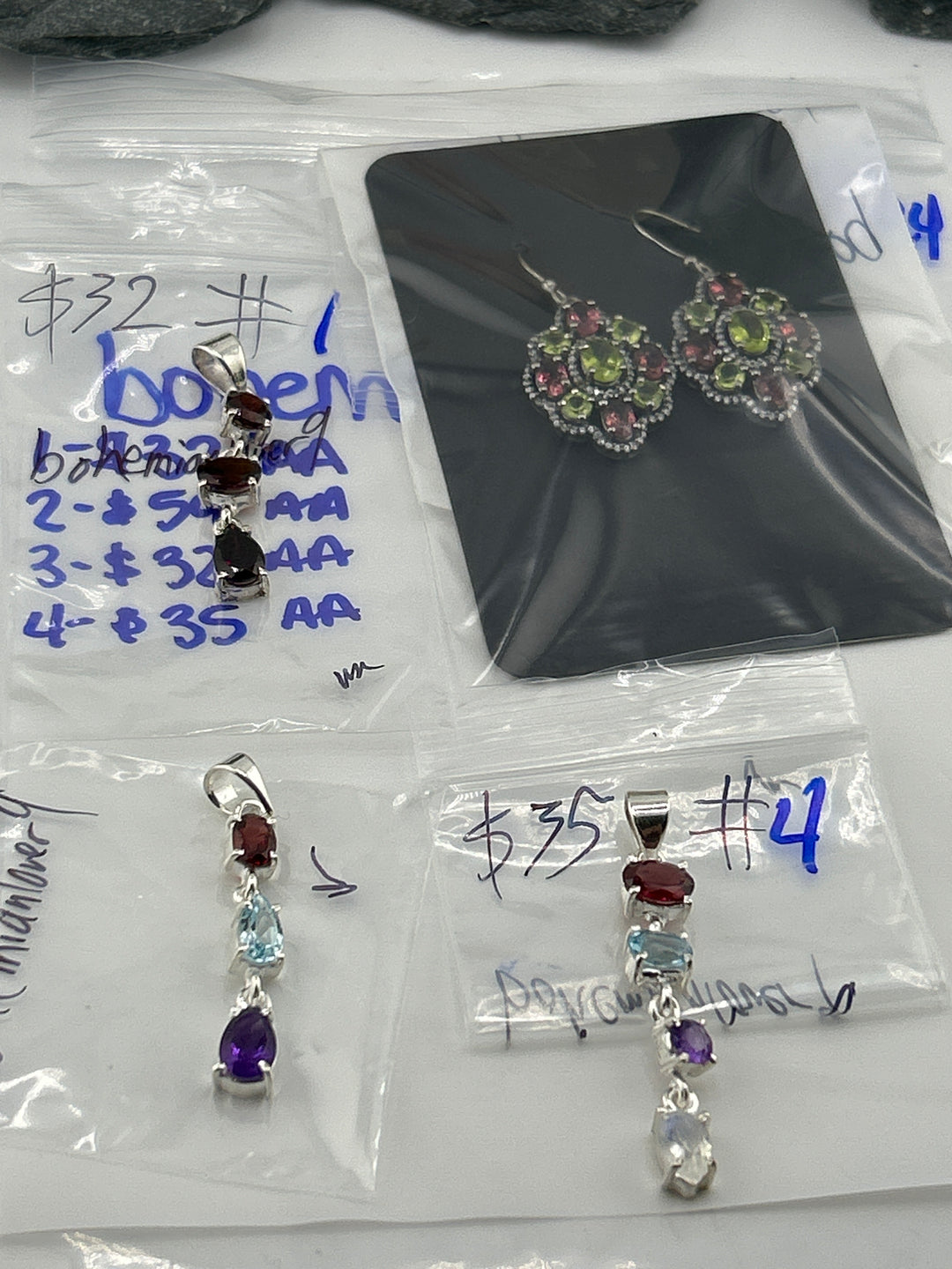 RESERVED FOR: bohemianlover9- 5/24/2025 tiktok Live Show - 4 Sterling Silver Items