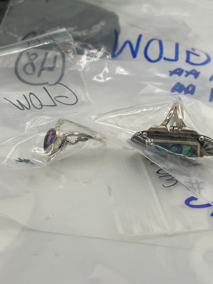 RESERVED FOR: GLOW  - 5/21/2025 tiktok Live Show - 2 Sterling Silver Items
