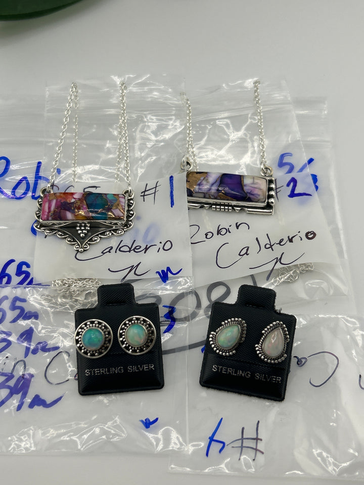 RESERVED FOR: Robin Calderio - 5/8/2025 tiktok Live Show - 4 Sterling Silver Items