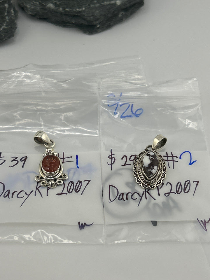 RESERVED FOR: DarcyKP2007 - 3/26/2025 tiktok Live Show - 2  Sterling Silver Items