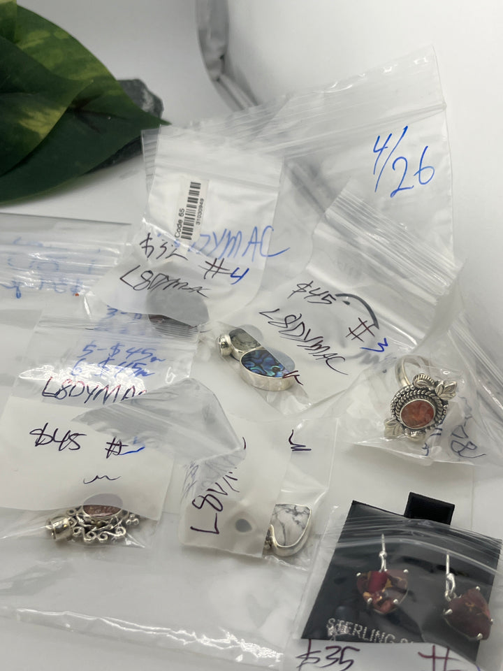 RESERVED FOR: L8DYMAC - 4/26/2025 tiktok Live Show - 6 Sterling Silver Items