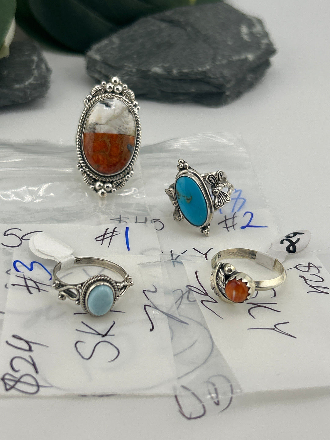RESERVED FOR: SKY - 4/18/2025 tiktok Live Show - 4 Sterling Silver Items