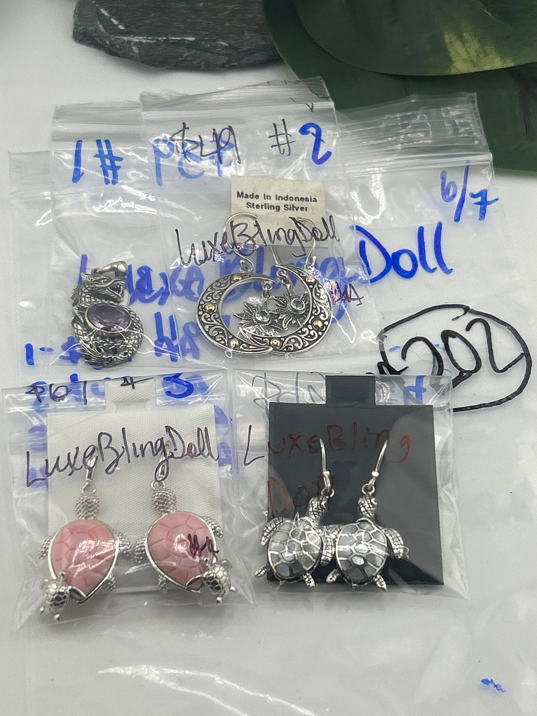 RESERVED FOR: LuxeBlingDoll - 6/7/2025 FL tiktok Live Show - 4 Sterling Silver Items