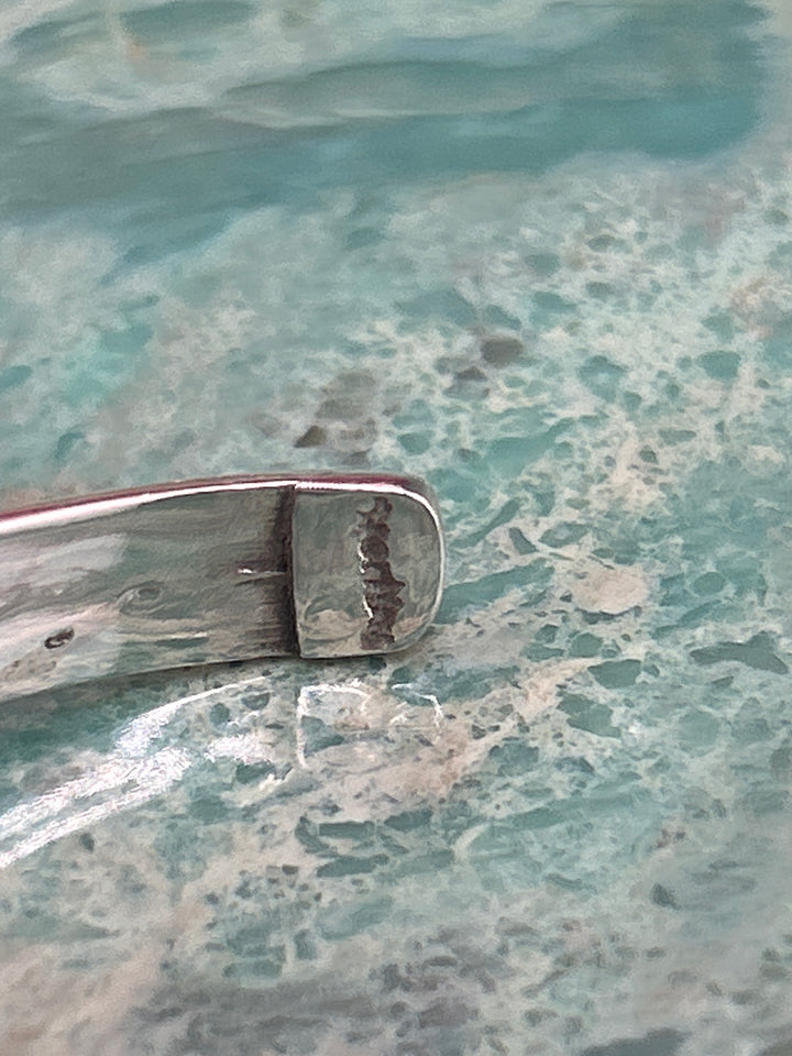 Regie 925 Sterling Silver Mosaic Multi-stone Rectangle Space Cuff