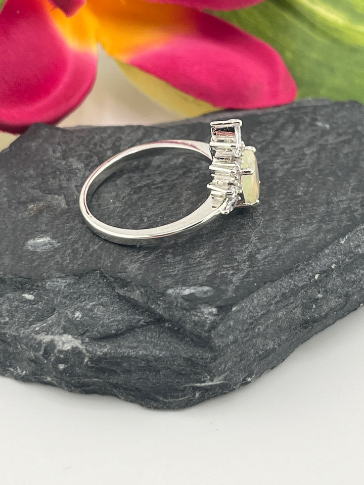 Ethopian Opal and 925 Sterling Silver Ring