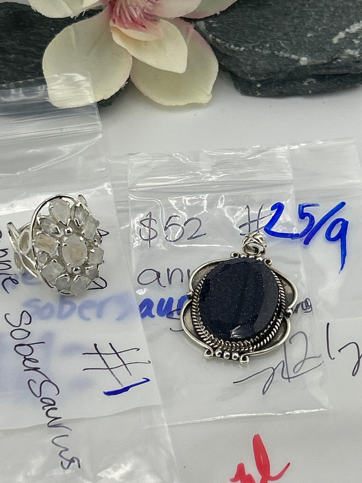 RESERVED FOR: annie sobersaurus - 5/9/2025 tiktok Live Show - 2 Sterling Silver Items