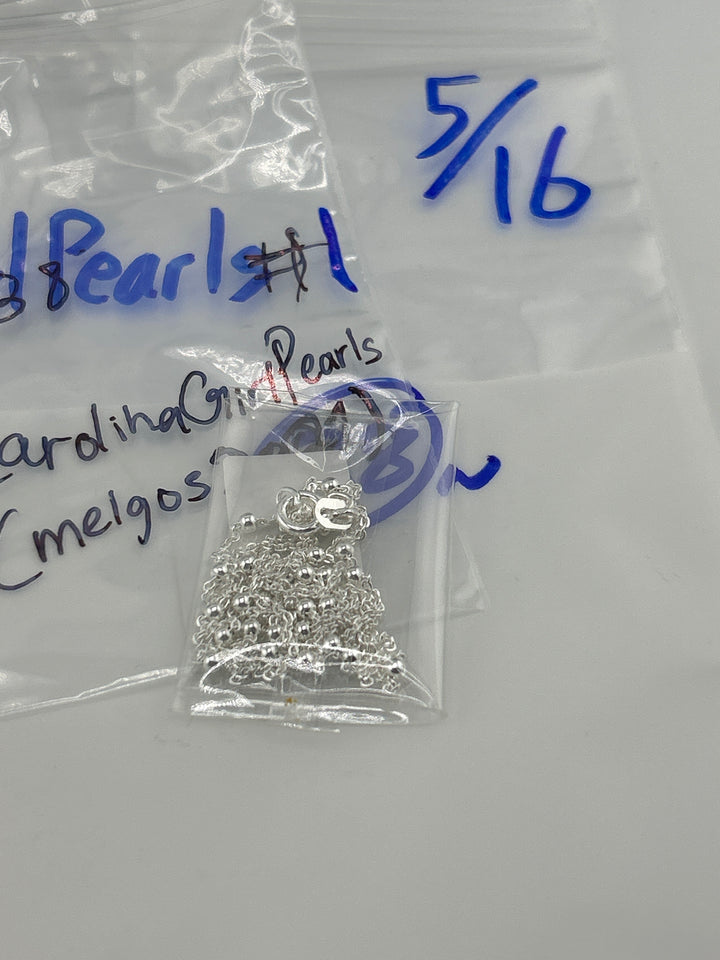 RESERVED FOR: CarolinaGirlPearls - 5/16/2025 tiktok Live Show -1  Sterling Silver Items