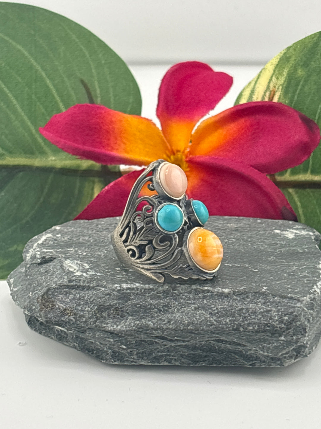 Cluster Shield Ring Size 6.75