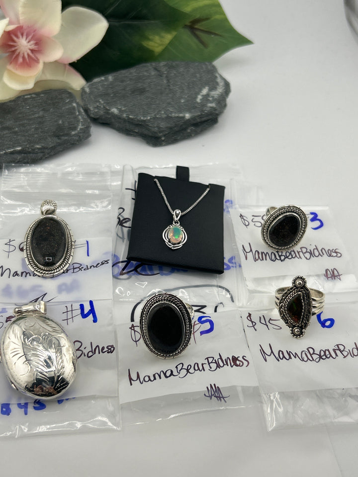 RESERVED FOR: MamaBearBidness - 3/23/2025 Live Show - 6 Sterling Silver Items