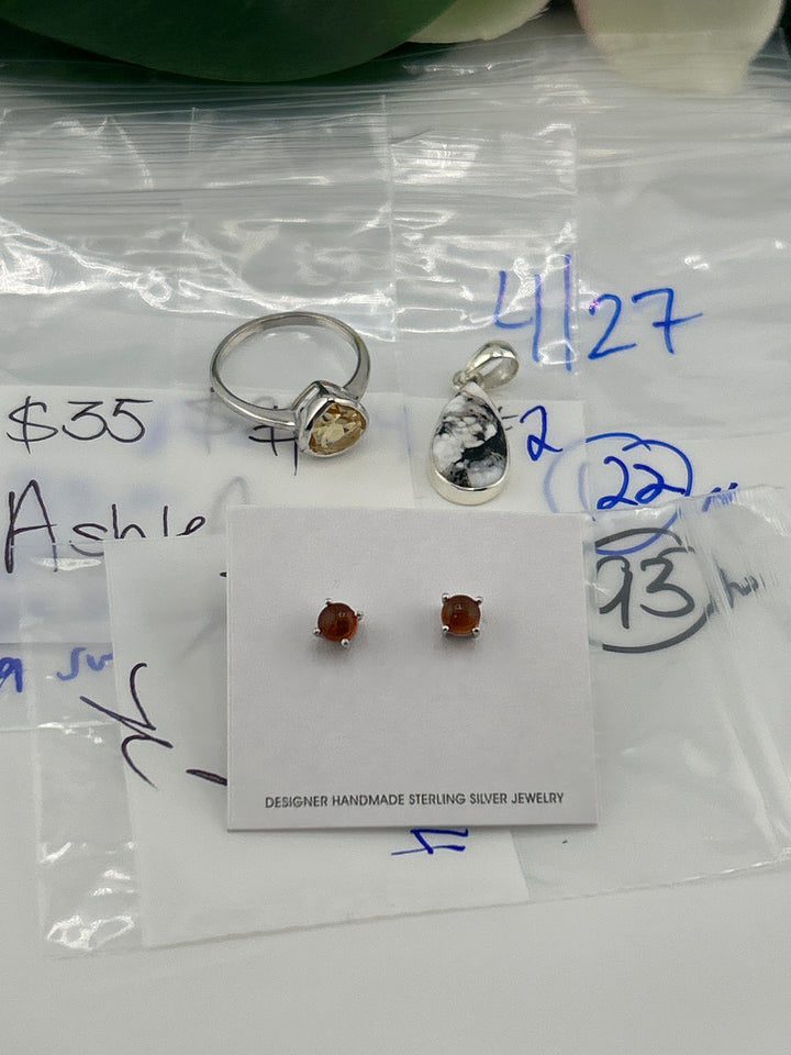 RESERVED FOR:  Ashley- 4/27/2025 tiktok Live Show -  3 Sterling Silver Items