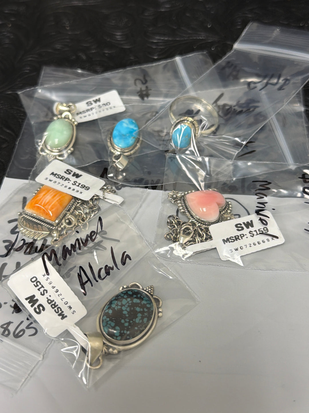 Web/App Show- Marivel Alcala (Bag 2) - 7/31/2026 -  3 Sterling Silver Items