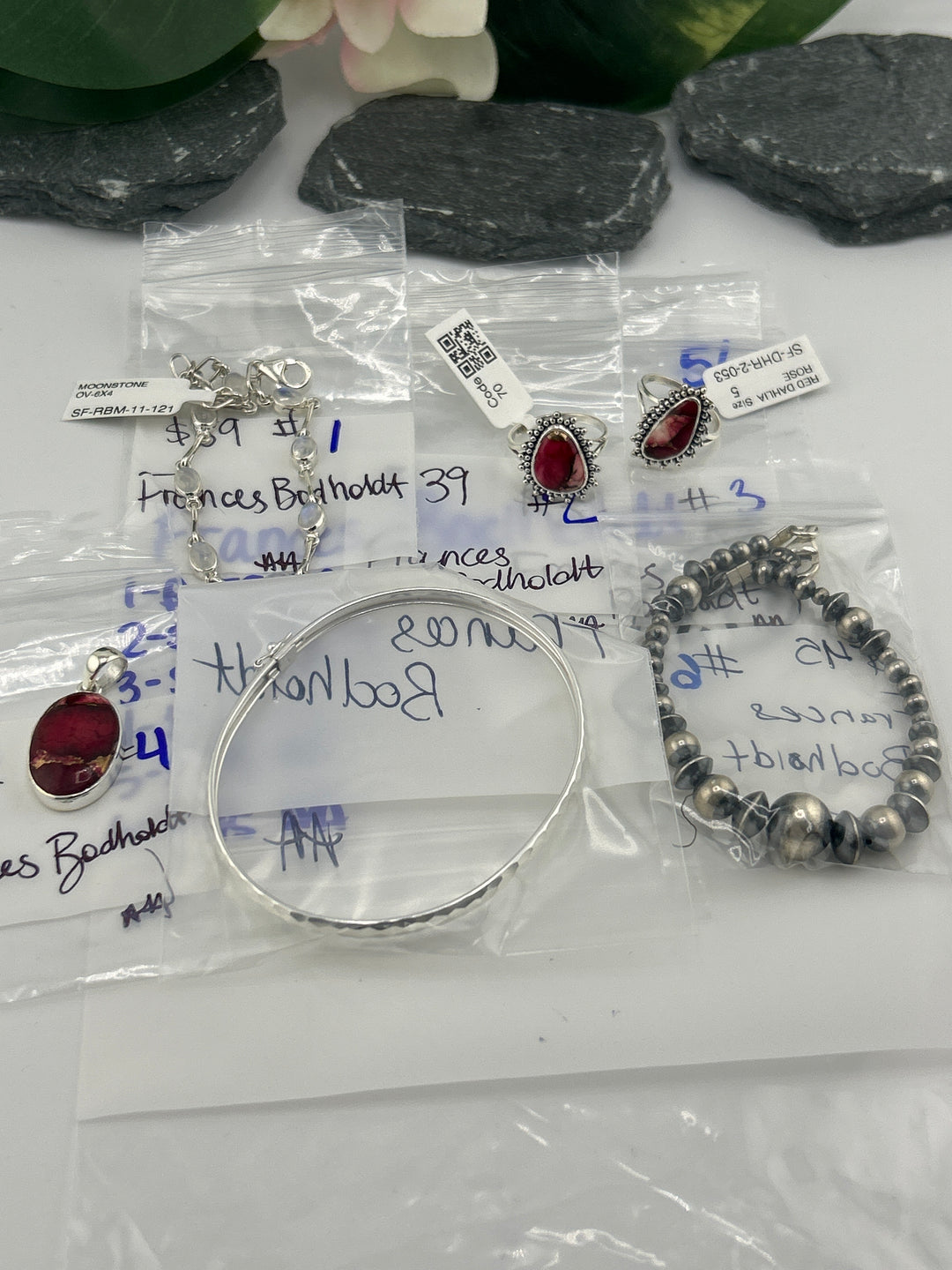 RESERVED FOR: Frances Bodholdt- 5/4/2025 tiktok Live Show - 6 Sterling Silver Items