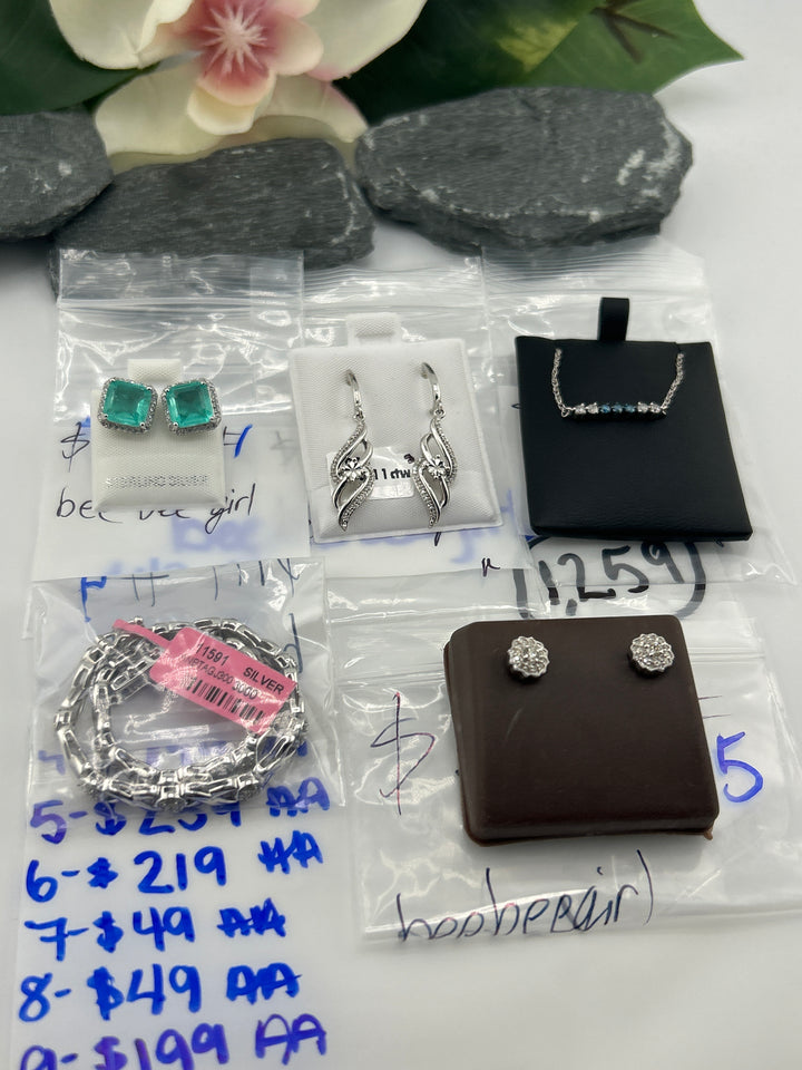 RESERVED FOR: bee_bee_girl- 3/29/2025 The Collective Boutique App Live Show - 10 Sterling Silver Items
