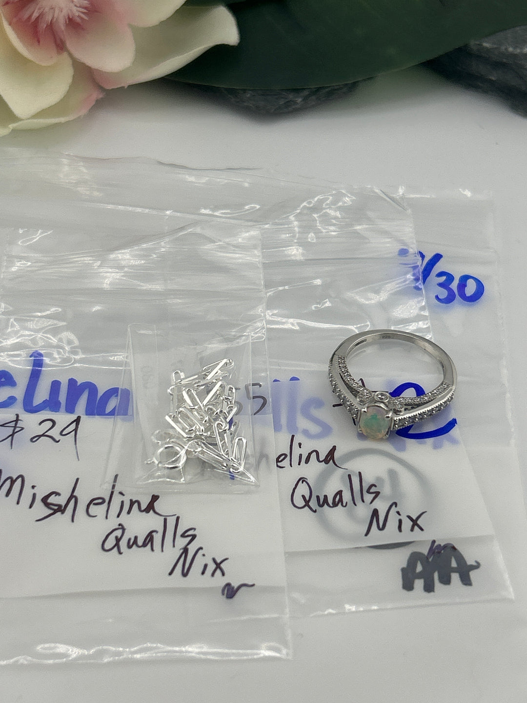 RESERVED FOR: Mishelina Qualls Nix - 4/30/2025 tiktok Live Show - 2 Sterling Silver Items