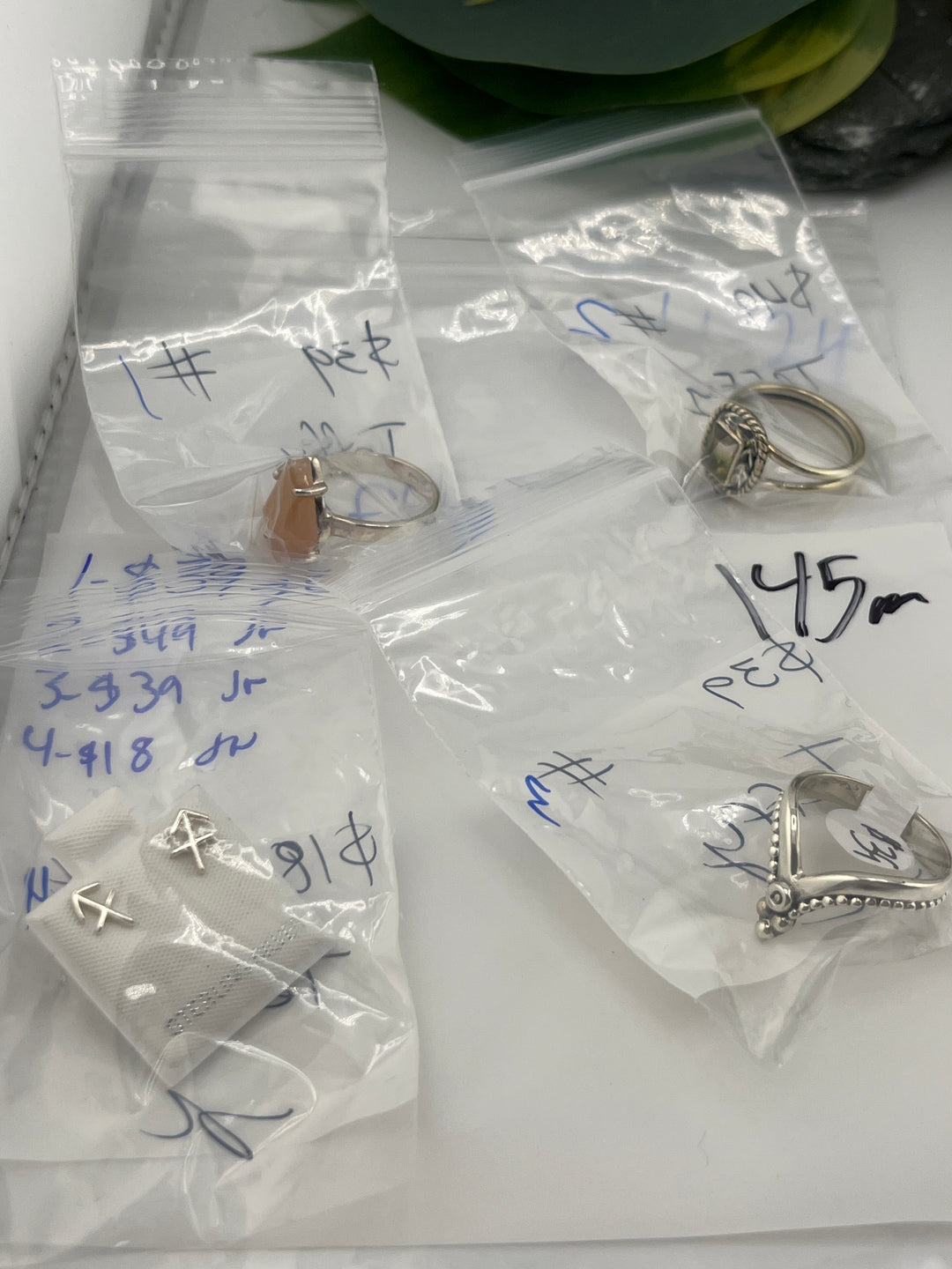 RESERVED FOR: Teffy - 4/24/2025 tiktok Live Show -4  Sterling Silver Items