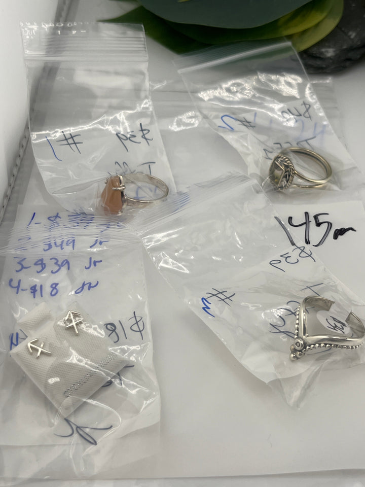 RESERVED FOR: Teffy - 4/24/2025 tiktok Live Show -4  Sterling Silver Items
