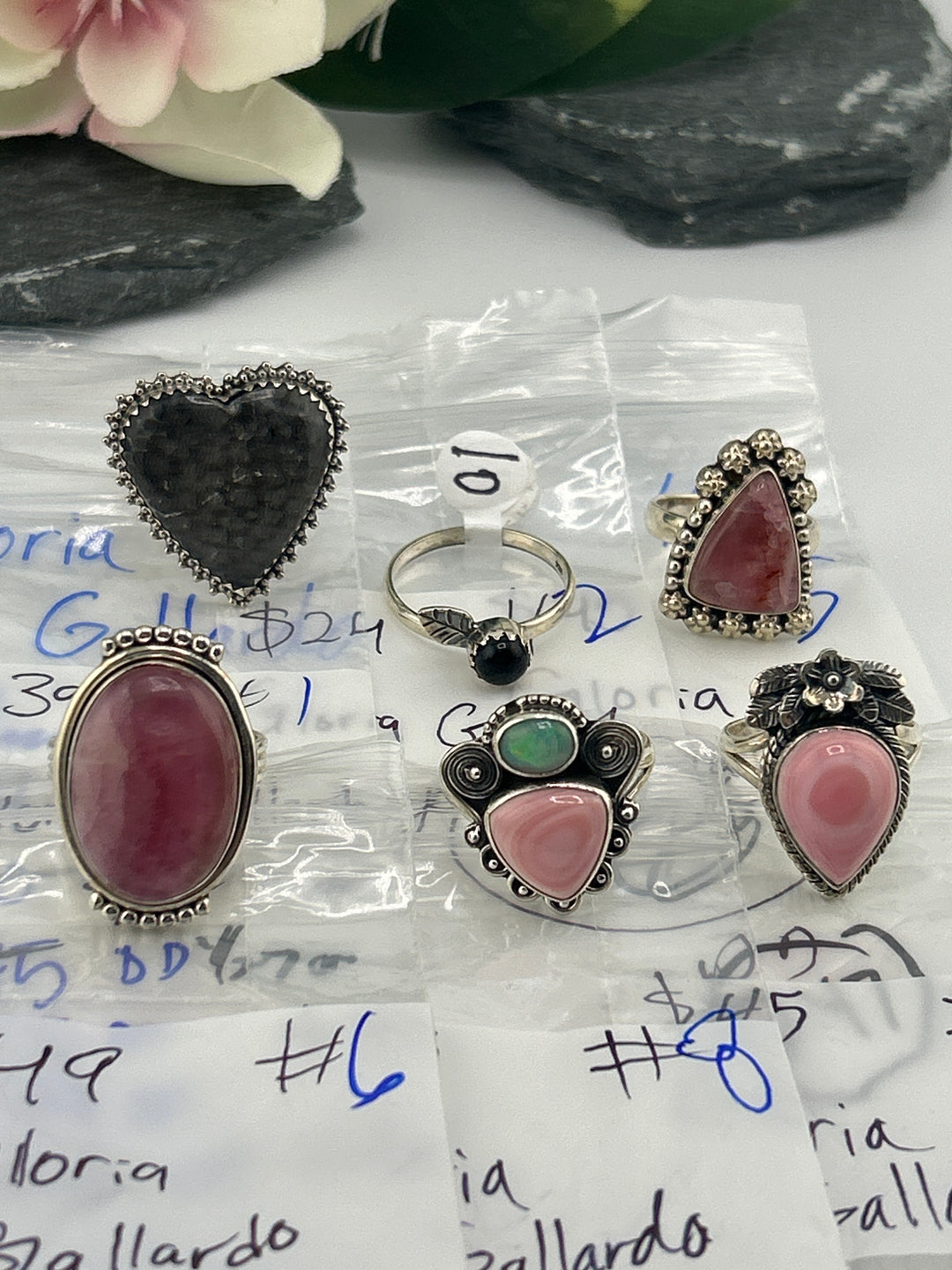 RESERVED FOR: Gloria Gallardo - 4/18/2025 tiktok Live Show - 6 Sterling Silver Items