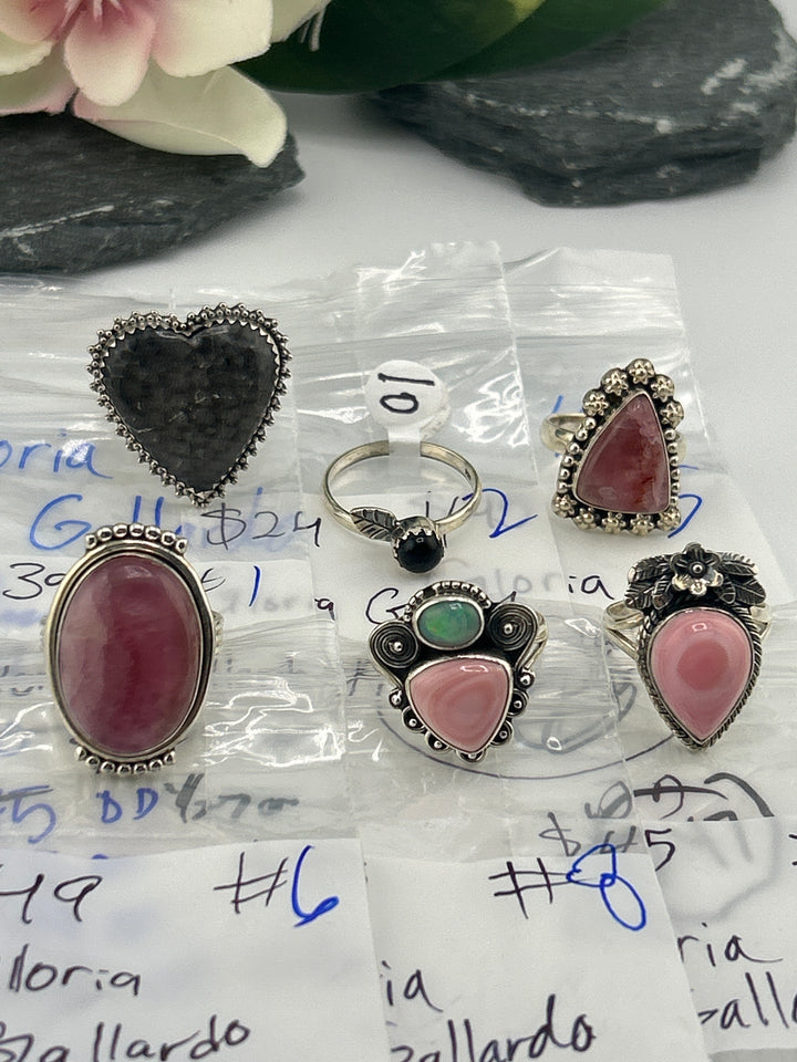 RESERVED FOR: Gloria Gallardo - 4/18/2025 tiktok Live Show - 6 Sterling Silver Items