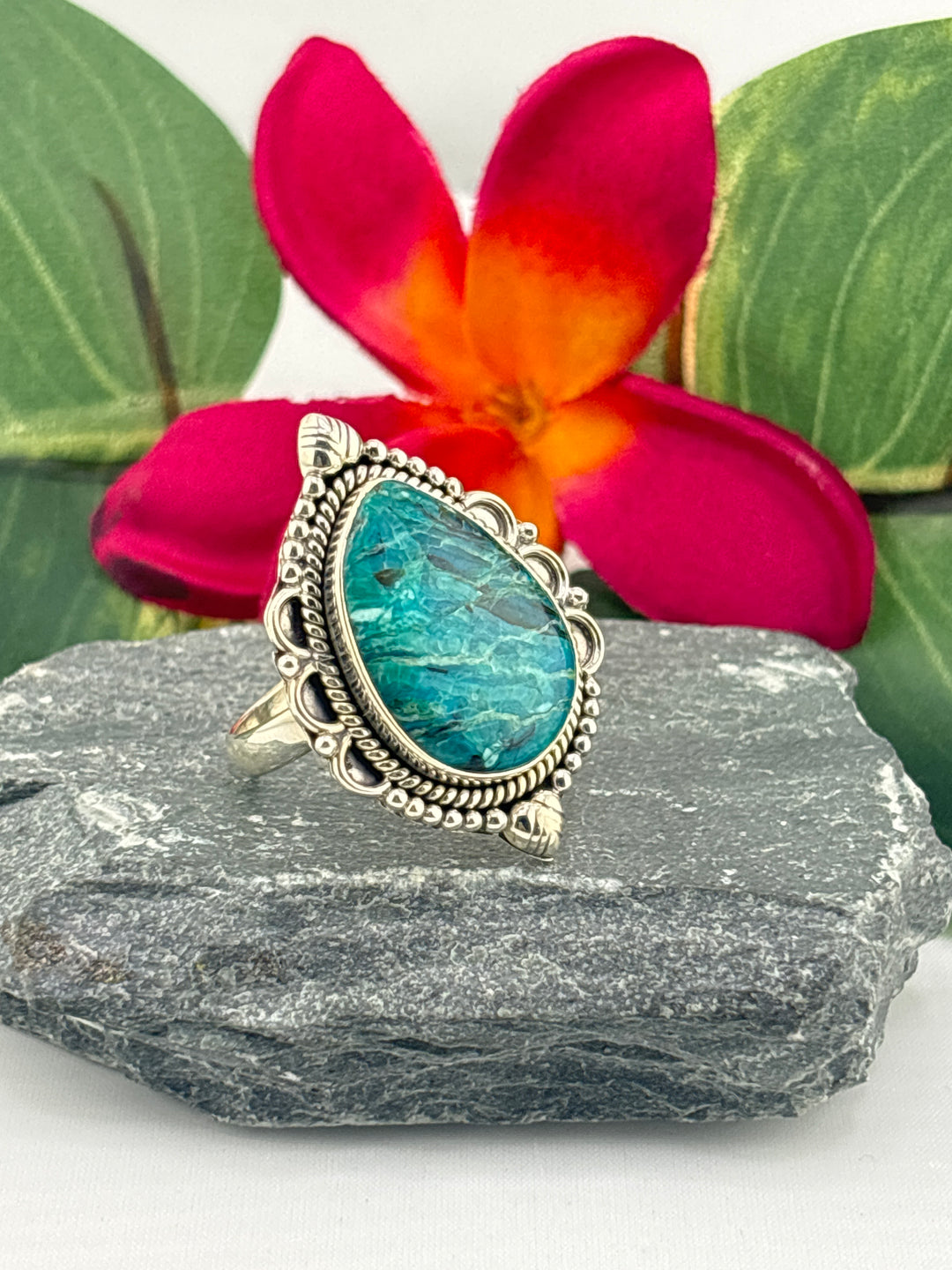 Opalized Wood Ring Size 11