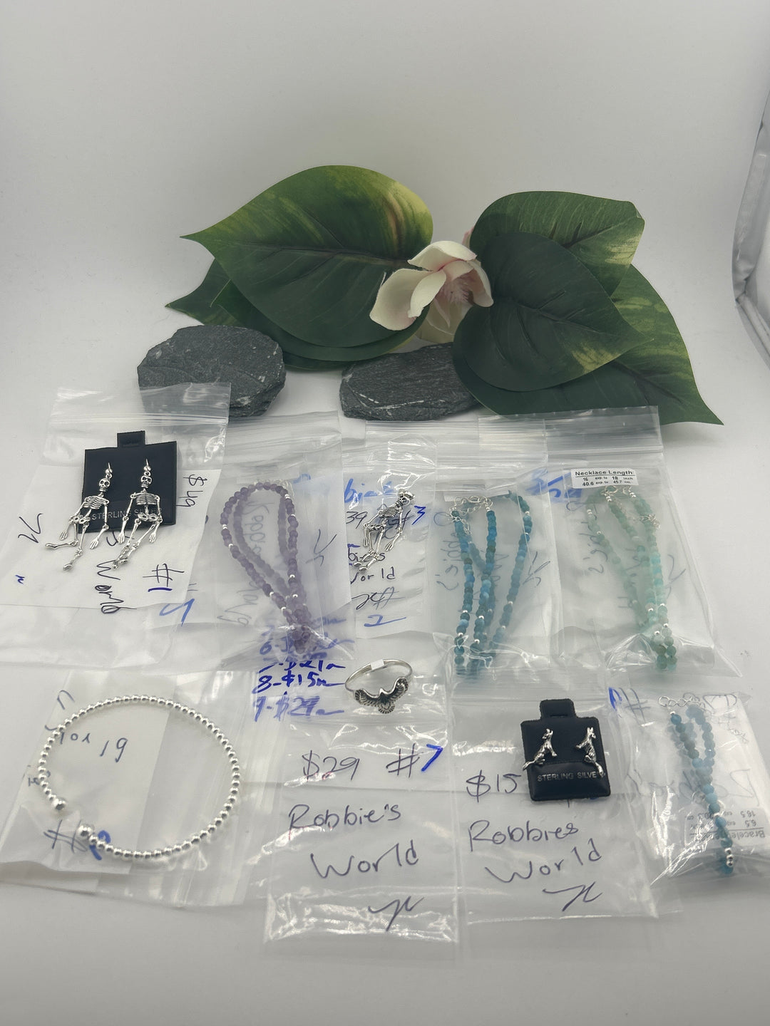 RESERVED FOR: Robbie's World - 5/29/2025 tiktok Live Show - 9 Sterling Silver Items