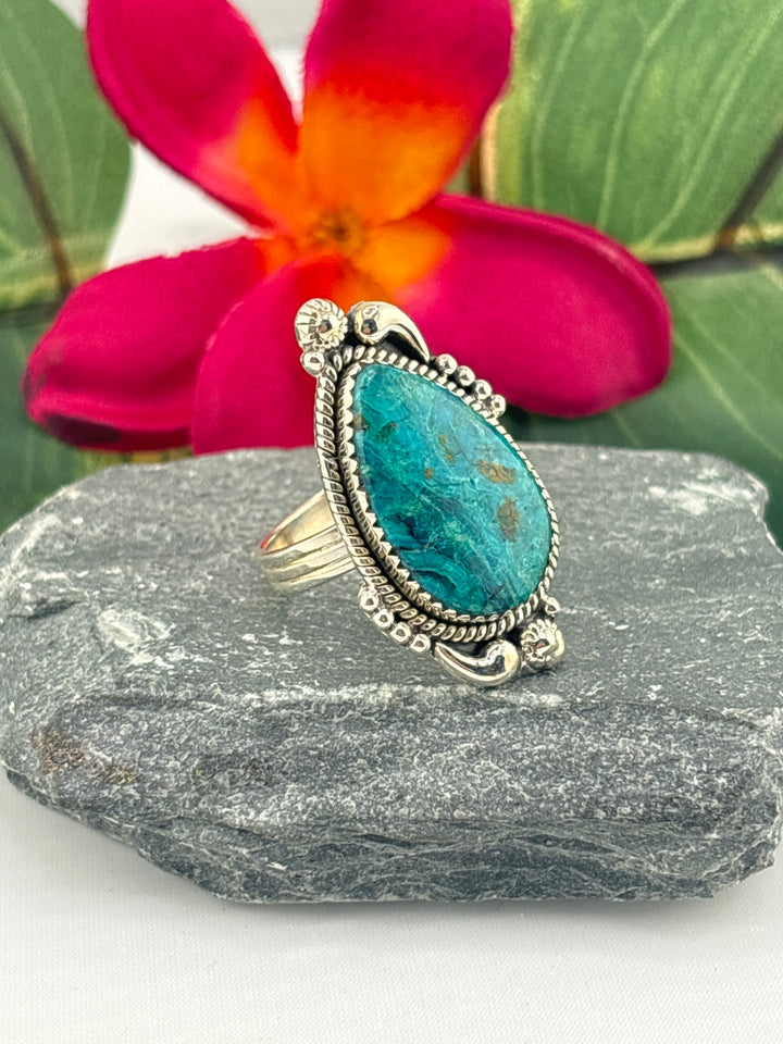 Opalized Wood Ring Size 11