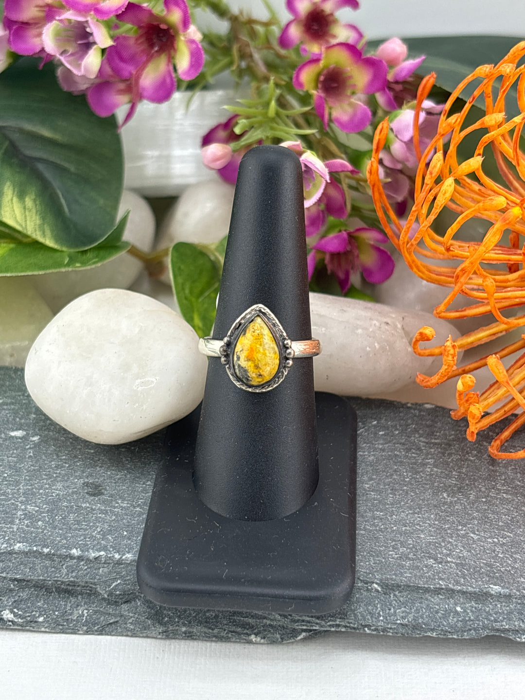 Bumblebee Jasper Ring