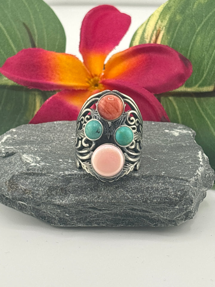 Cluster Shield Ring Size 9