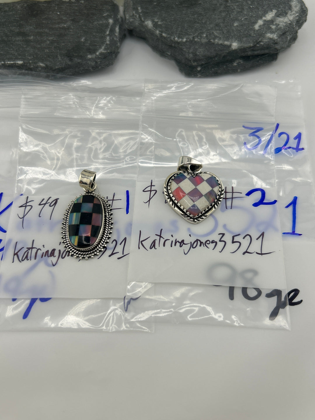 RESERVED FOR- Katrinajones3521 - 3/21/2025 Live Show - 2 Sterling Silver Items