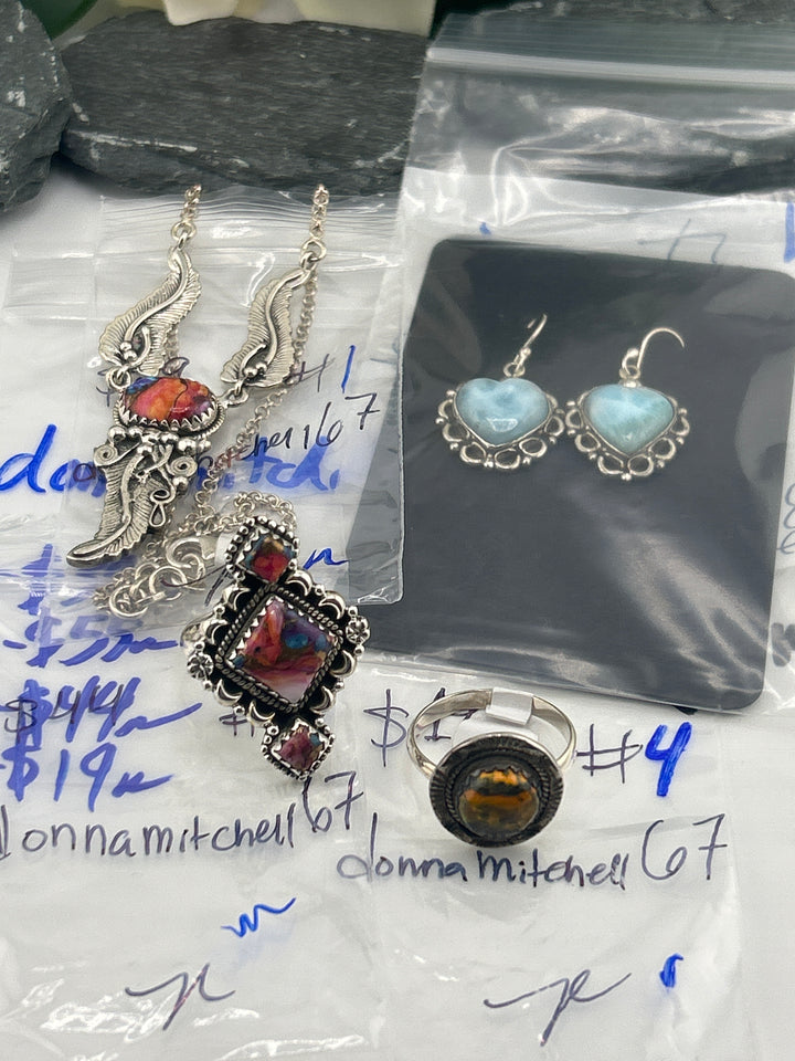 RESERVED FOR: donnamitchell67 - 5/23/2025 tiktok Live Show - 4 Sterling Silver Item