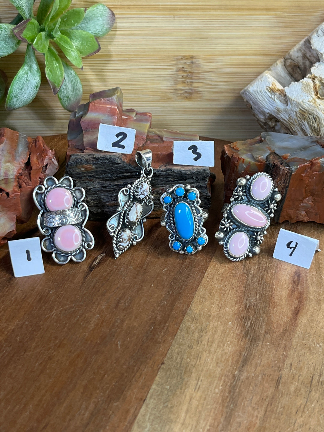 RESERVED FOR: Rosie Flores-Cantu 7/18/24- 4 Sterling Silver Items