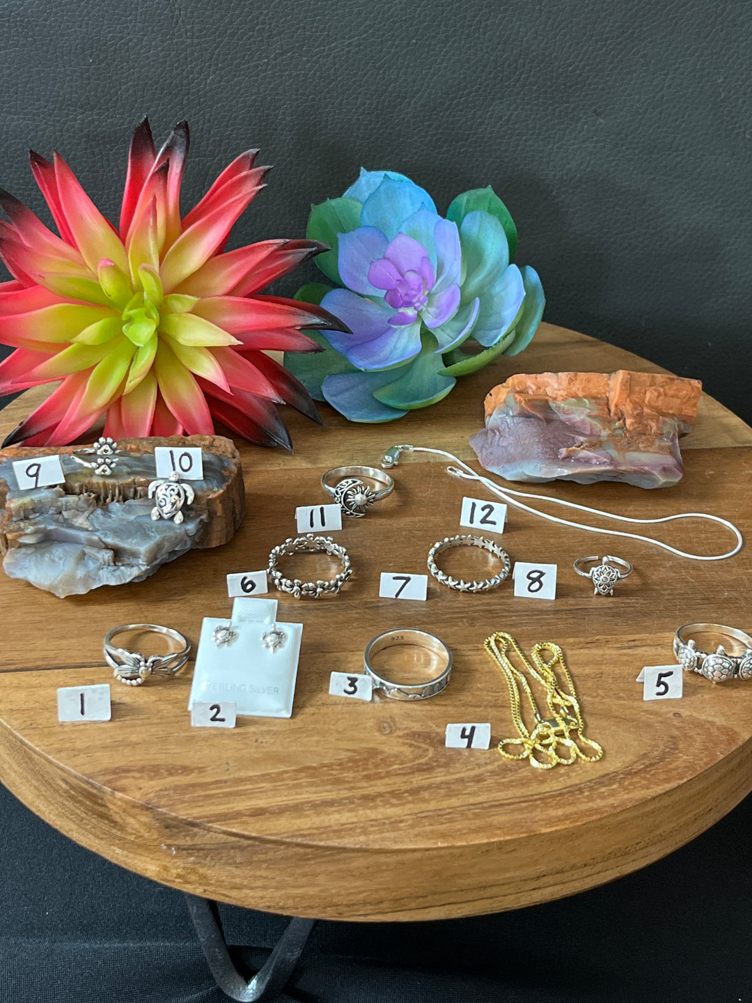 RESERVED FOR: Mari - 12 Sterling Silver Items