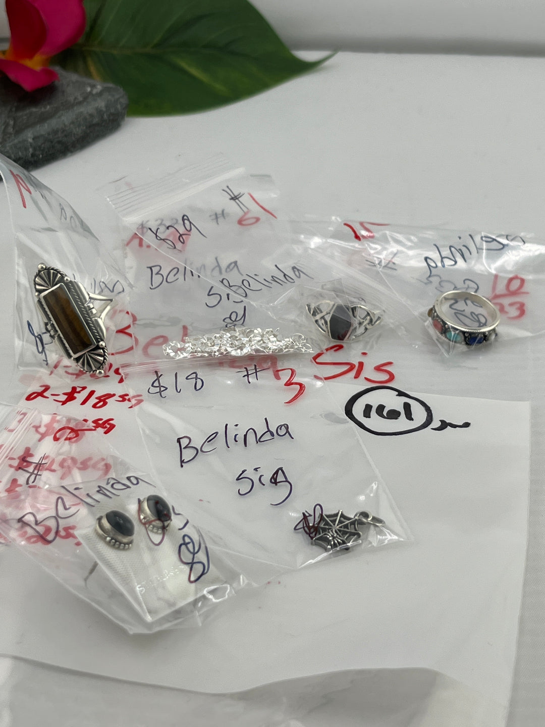 AM SHOW 48HR RESERVED FOR: Belinda Sis - 10/23/2025 FL tiktok Live Show - 6 Sterling Silver Items