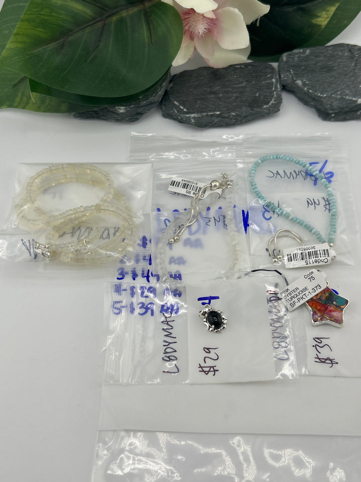 RESERVED FOR:  L8DYMAC- 5/3/2025 tiktok Live Show -5  Sterling Silver Items