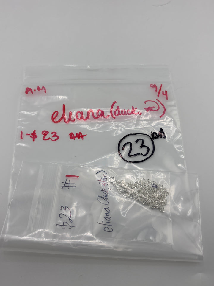 AM SHOW 48HR - RESERVED FOR: eliana 🦆💫- 9/4/2025 FL tiktok Live Show - 1 Sterling Silver Items