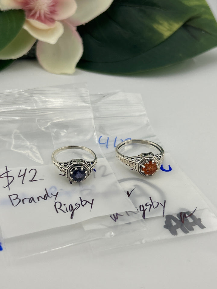 RESERVED FOR: Brandy Rigsby- 4/12/2025 tiktok Live Show - 2 Sterling Silver Items